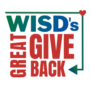 graphic reads WISD's great give back